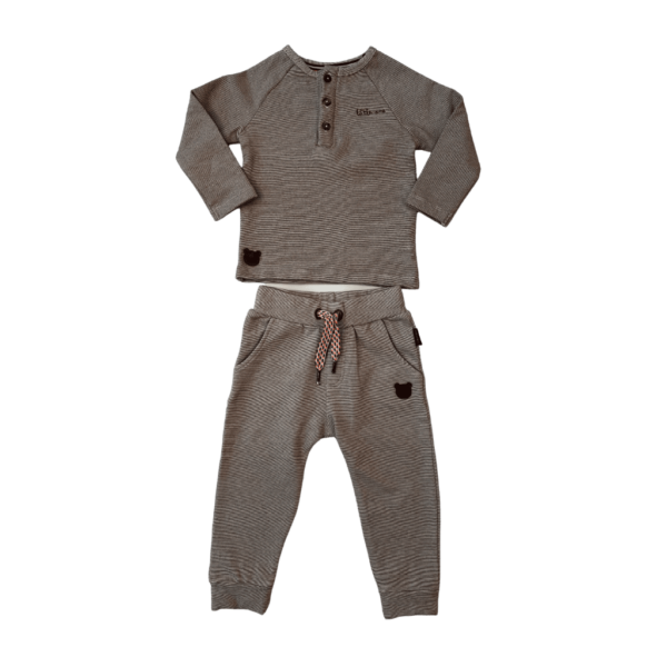 Set Langarmshirt / Jogginghose Staccato 80 Second Hand Kinder Kleidung preloved