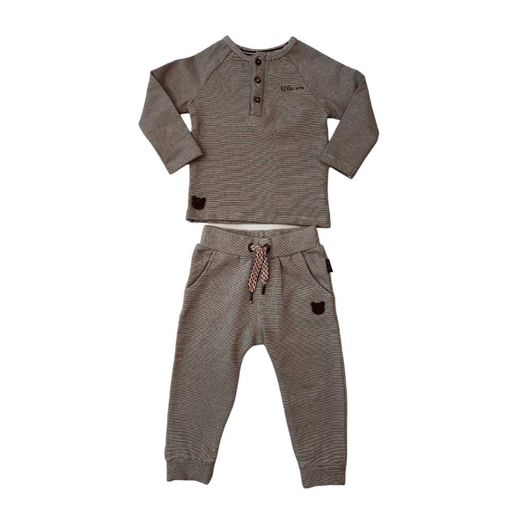 Set Langarmshirt / Jogginghose Staccato 80 Second Hand Kinder Kleidung preloved