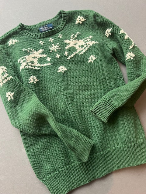 toller Pulli aus Baumwolle von Polo ungetragen Gr 128