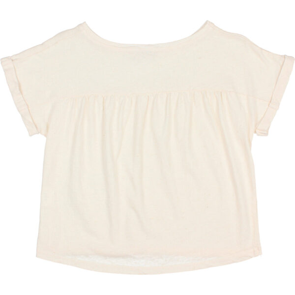 Mädchen T-shirt creme, talc, Buho