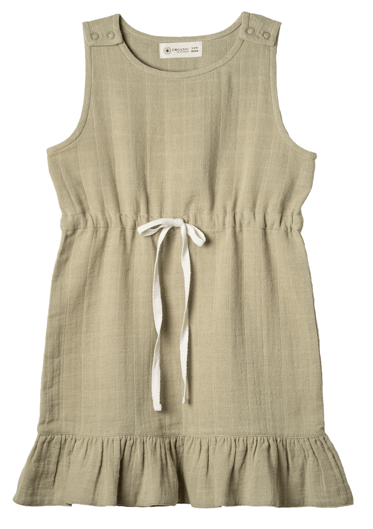 Muslin Jumper Dress Drawstring Organic Cotton GOTS