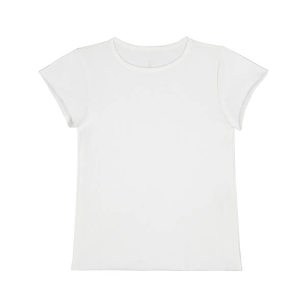 Little Hedonist unisex organic cotton t-shirt in white