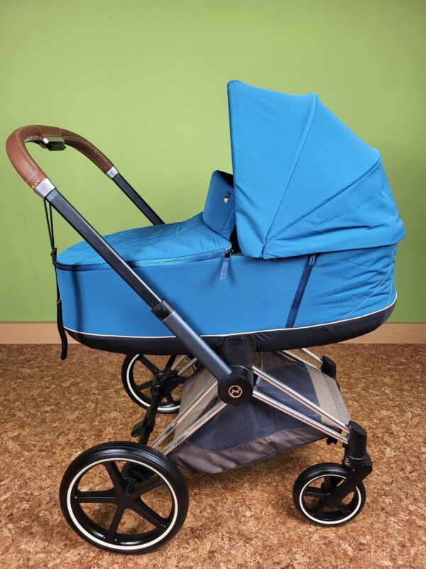 Cybex - Priam Montain Blue Kombikinderwagen Blau / Sehr Gut Kinderwagen 12