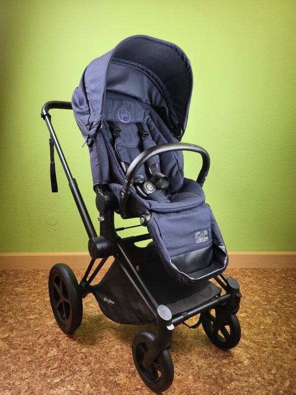 Cybex Priam Stardust Black - Kombikinderwagen Schwarz / Gut Kinderwagen 15