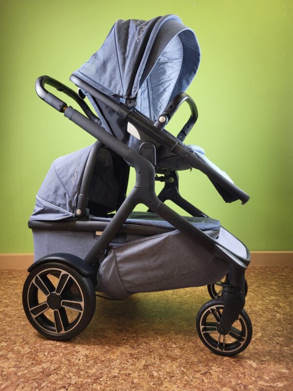 Nuna Demi Grow Set - Kombikinderwagen Mit Babywanne Tasche Und Sportsitz Blau / Gut Kinderwagen 6