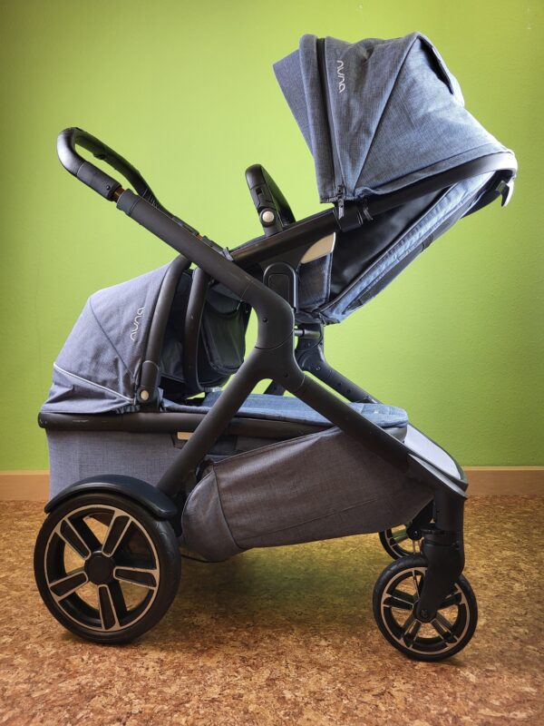 Nuna Demi Grow Set - Kombikinderwagen Mit Babywanne Tasche Und Sportsitz Blau / Gut Kinderwagen 7