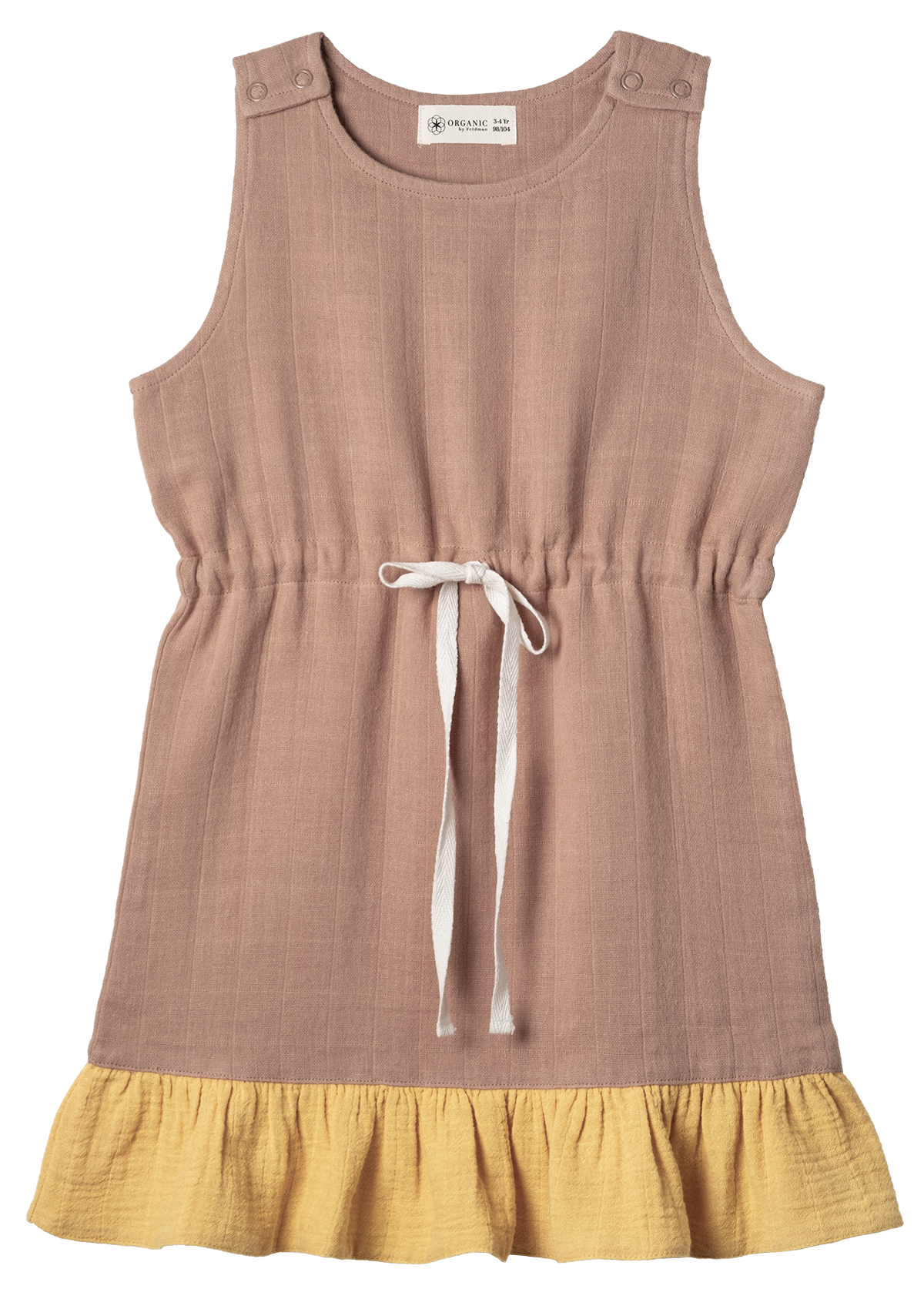 Muslin Jumper Dress Drawstring Organic Cotton GOTS