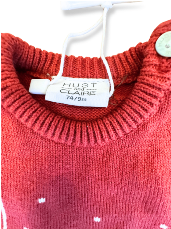 Pullover Rot Gr.74 | Hust & Claire – Bild 3