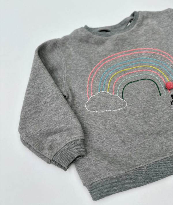 Sweatshirt "Rainbow" ~ 92/98 ~ Zara – Bild 2