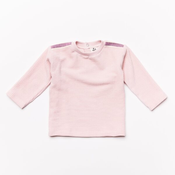 Baby Velvet Longsleeve // rose // SAMPLE // Noé & Zoë // 62/68