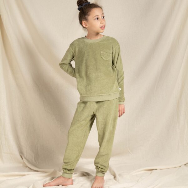 Nachtwäsche Terry Halfmoon Pyjama Sage - studio bumbuli 69.00