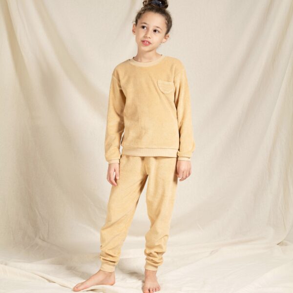 Nachtwäsche Terry Halfmoon Pyjama Sand - studio bumbuli 69.00