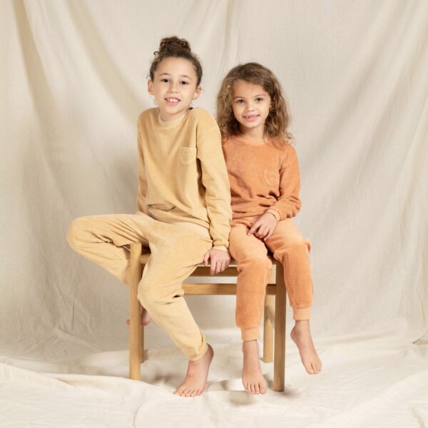 Nachtwäsche Terry Halfmoon Pyjama Sand - studio bumbuli 69.00