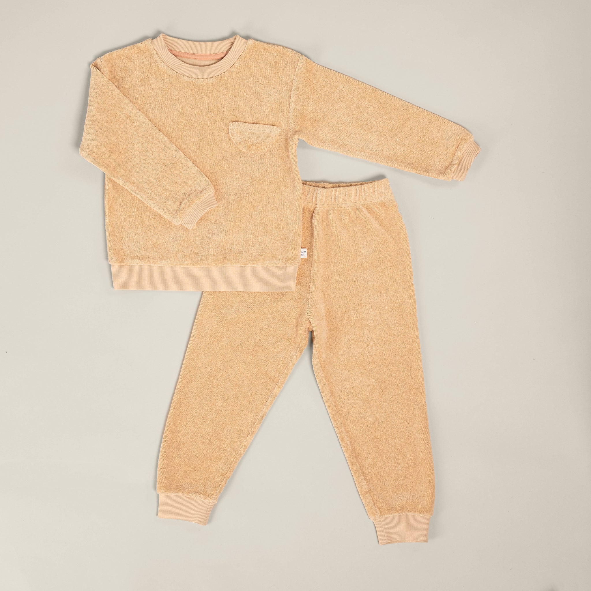 Nachtwäsche Terry Halfmoon Pyjama Sand - studio bumbuli 69.00