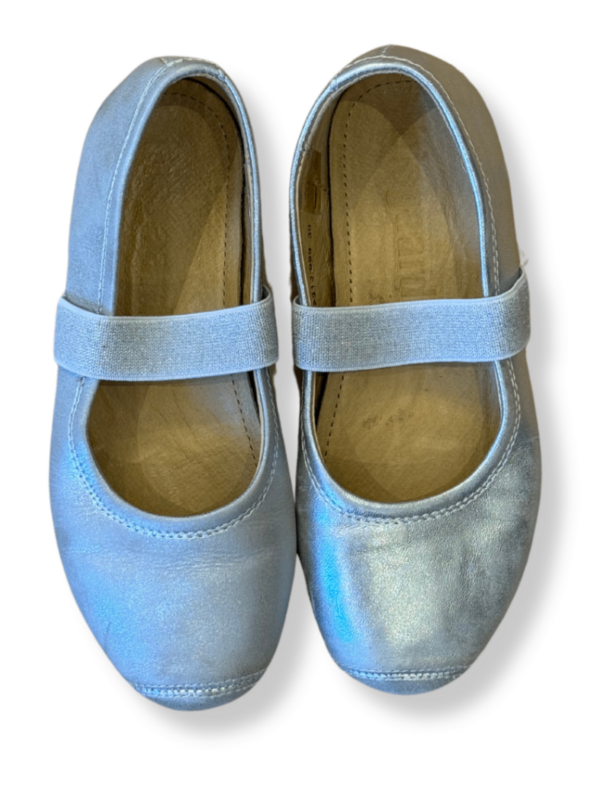 Hausschuhe Ballerinas Silber Gr.30 | Bisgaard