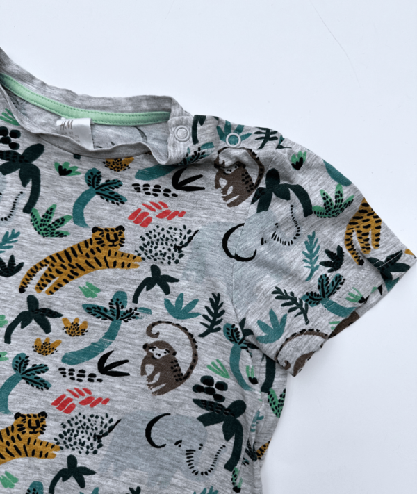 T-Shirt  "Jungle" ~ 92/98 ~ H&M – Bild 2