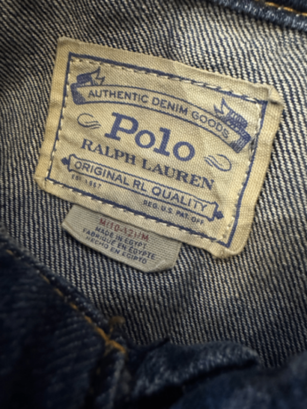 Jeansjacke Blau Gr.10 | Ralph Lauren – Bild 4