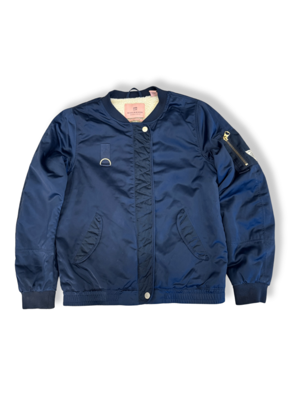 Bomberjacke gefüttert Blau Gr.152 | Scotch & Soda