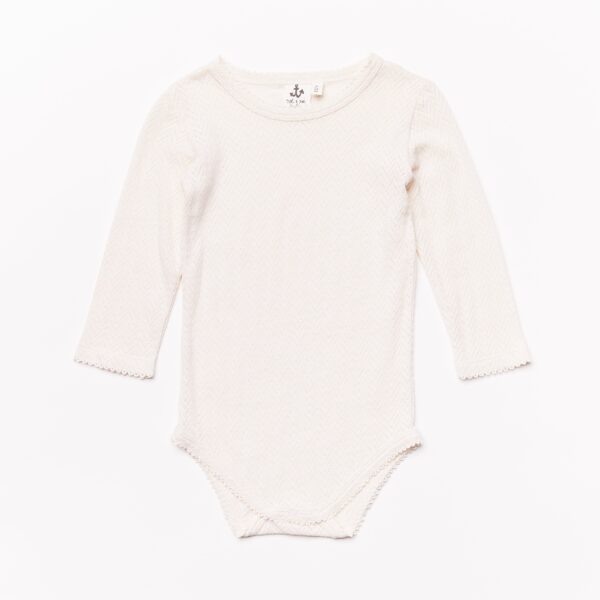 Baby Longsleeve Body // ecru // 6-12m // SAMPLE // Noé & Zoë // 74/80