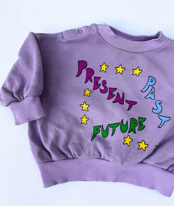 Sweatshirt "Past, Present, Future" ~ 68/74 ~ Mini Rodini – Bild 3