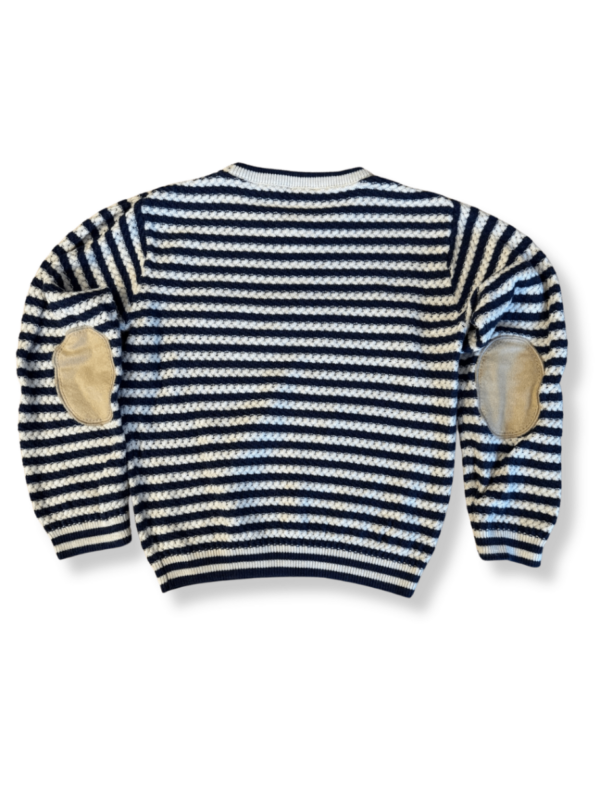 Pullover Blau und Beige Gr.6 | Tutto Piccolo – Bild 2