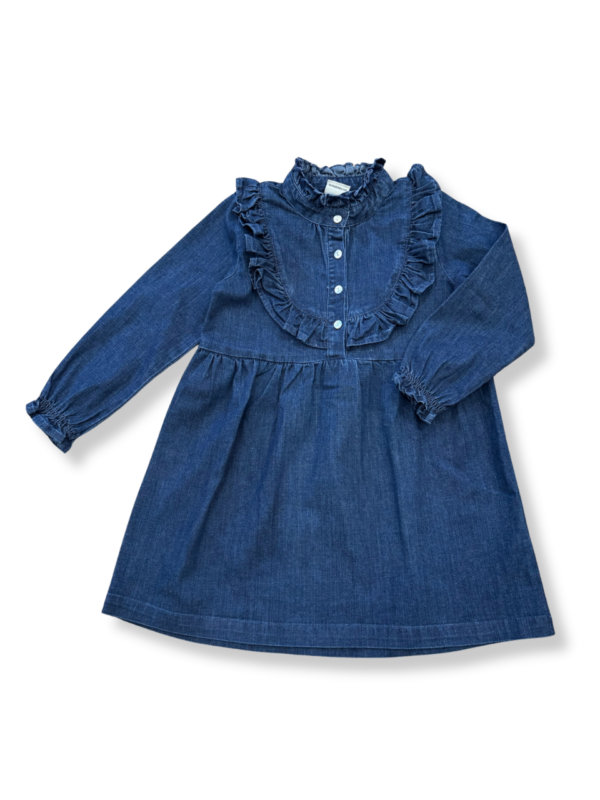 Jeans-Kleid Midi Blau Gr.104 | Hust and Claire