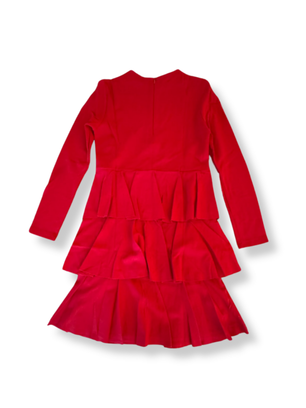 Midi-Kleid Mädchen Rot Gr.12 | il gufo – Bild 2