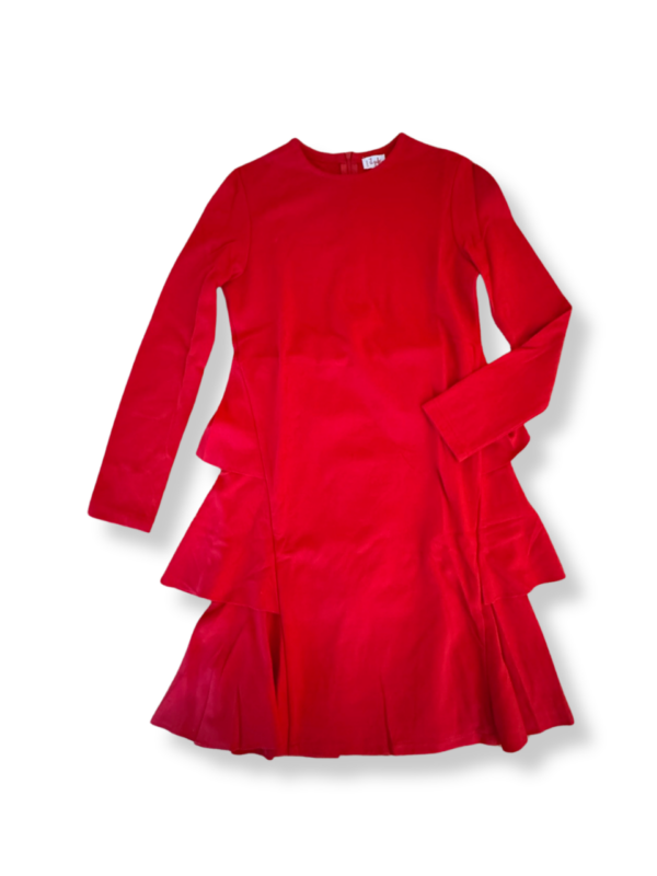 Midi-Kleid Mädchen Rot Gr.12 | il gufo